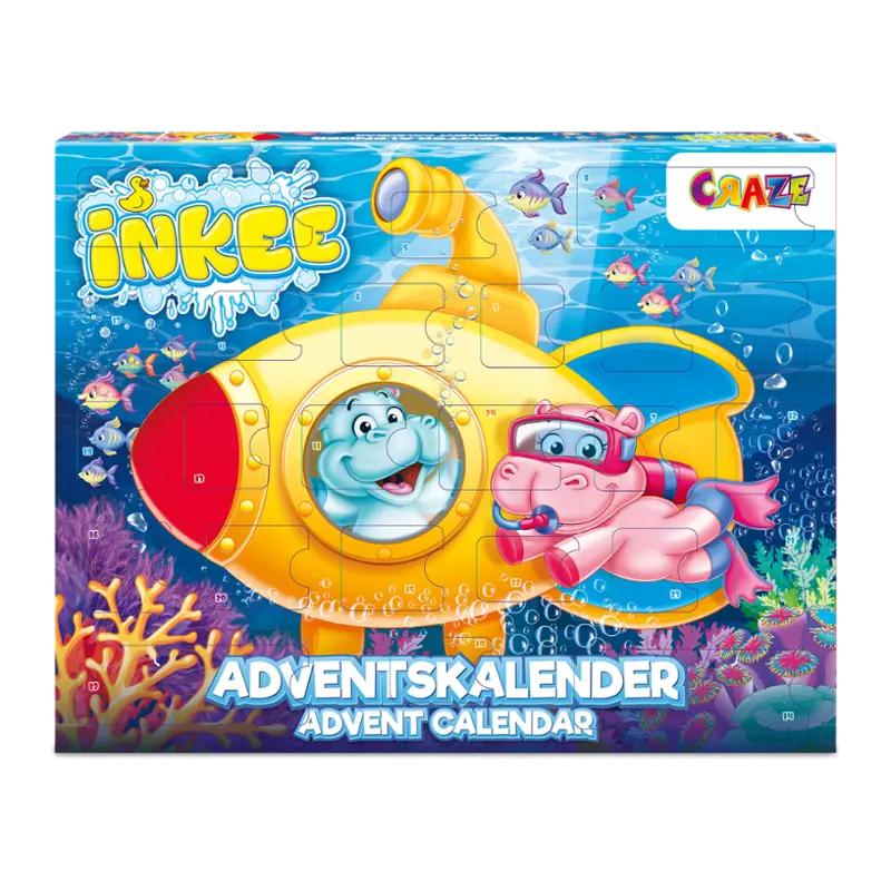 Craze Adventní kalendář Inkee Bath Fun, 1 ks