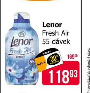 Lenor Fresh Air 55 dávek 