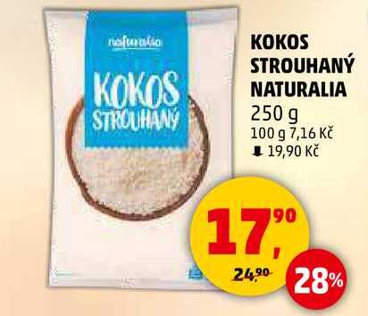 KOKOS STROUHANÝ NATURALIA, 250 g 