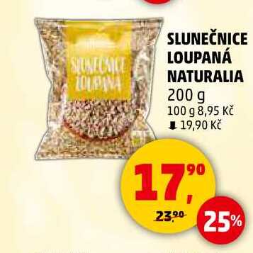 SLUNEČNICE LOUPANÁ NATURALIA, 200 g