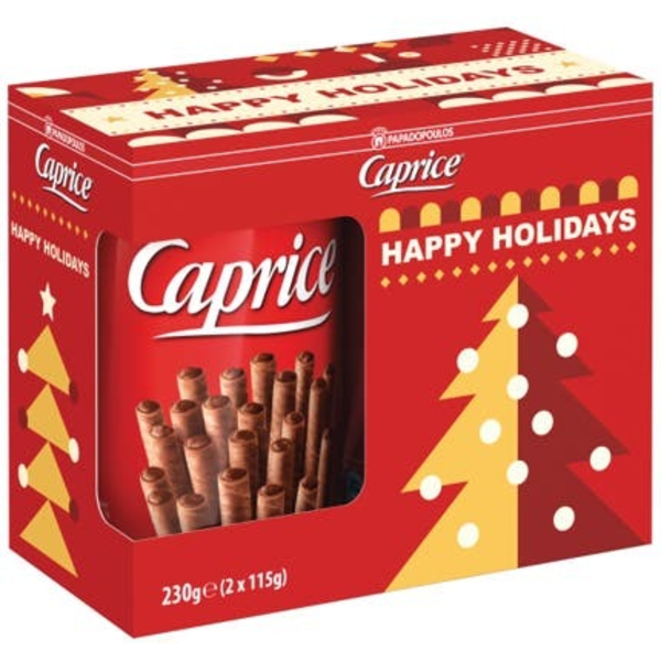 Caprice Plněné trubičky  Xmas pack 2x115g