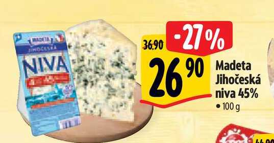   Madeta Jihočeská niva 45% • 100 g  