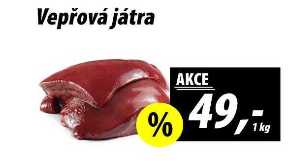 Vepřová játra, 1 kg