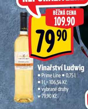   Vinařství Ludwig • Prime Line   0,75 1 