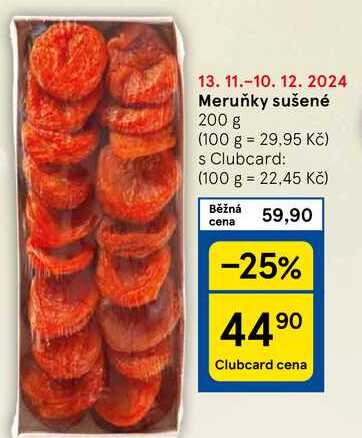 Meruňky sušené, 200 g 