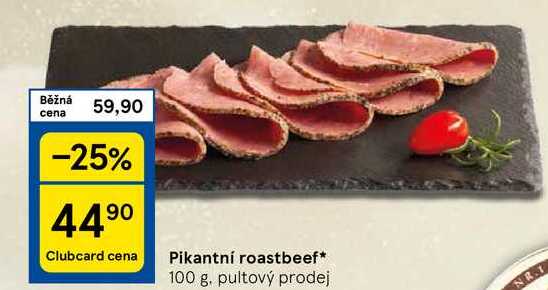 Pikantní roastbeef, 100 g