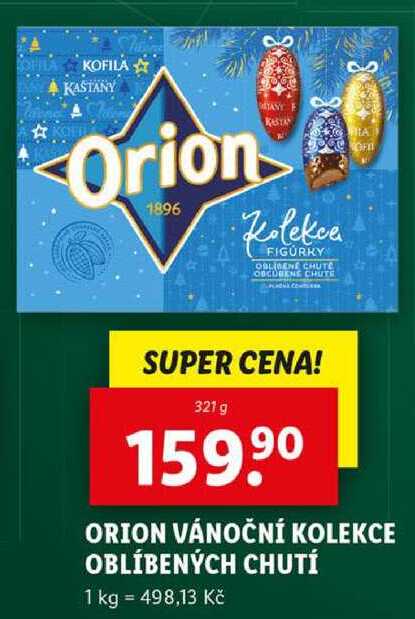 ORION VÁNOČNÍ KOLEKCE OBLÍBENÝCH CHUTÍ, 321 g