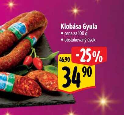 Klobása Gyula 100 g