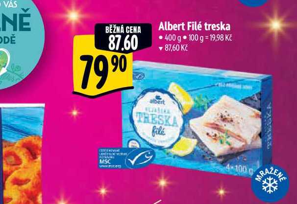   Albert Filé treska 400 g 