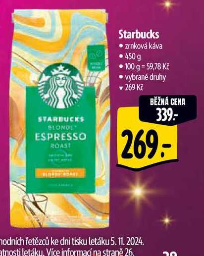   Starbucks • zrnková káva 450 g 