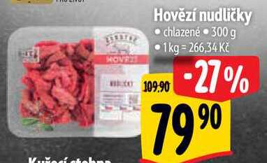 Hovězí nudličky, 300 g