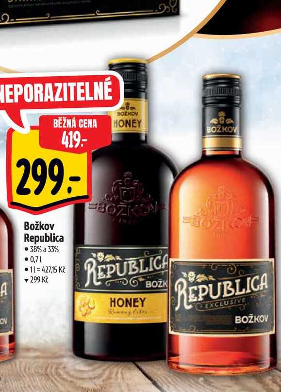   Božkov Republica 0,7 l