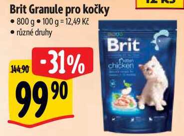 Brit Granule pro kočky, 800 g 