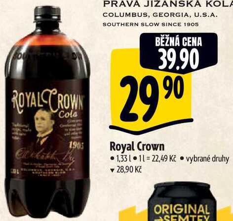 Royal Crown,  1,33 l 