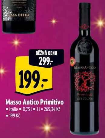 Masso Antico Primitivo, 0,75 l