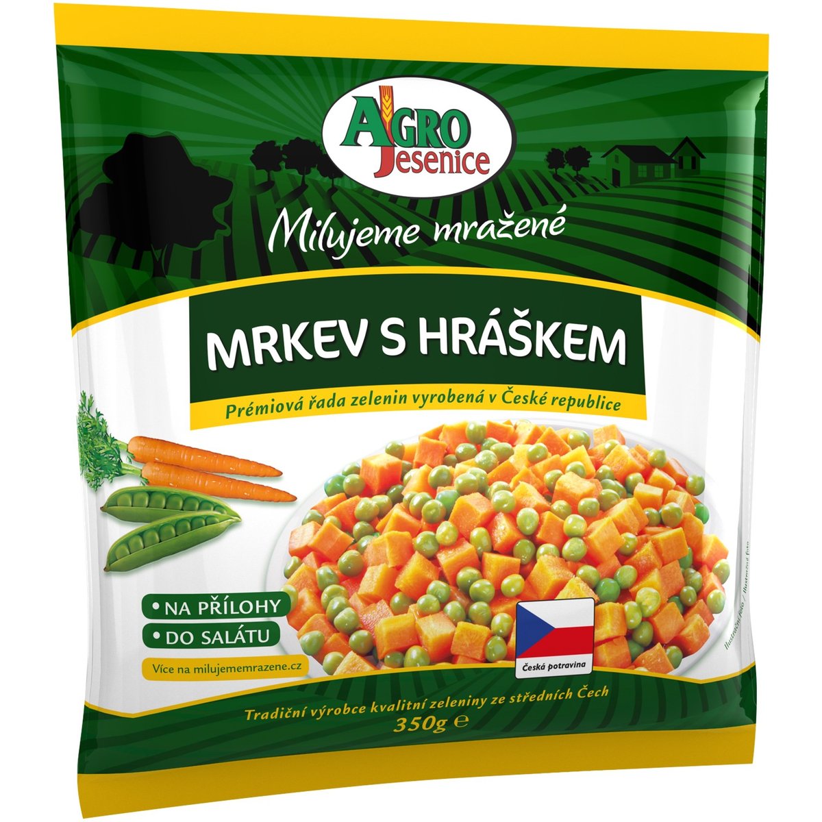 Agro Jesenice Mrkev s hráškem