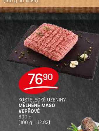 MĚLNĚNÉ MASO VEPŘOVÉ 600 g  