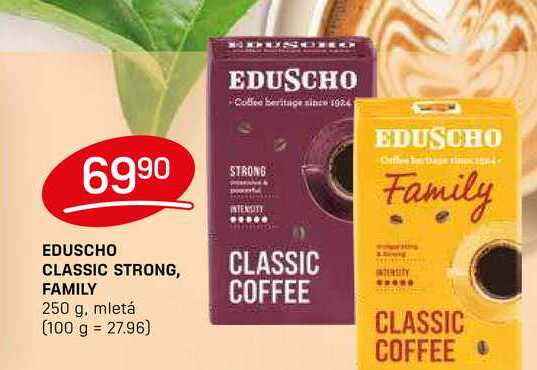 EDUSCHO CLASSIC STRONG, FAMILY 250 g, mletá 