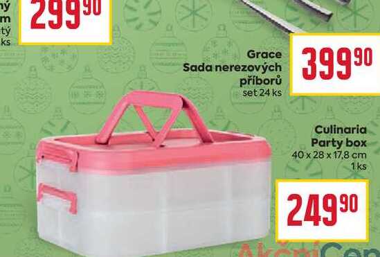 Culinaria Party box 40 x 28 x 17.8 cm 1ks 