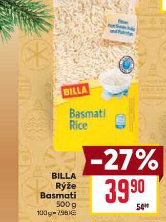 BILLA Rýže Basmati 500 g 