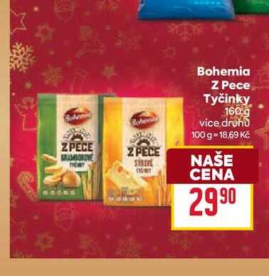 Bohemia Z Pece Tyčinky 160 g  