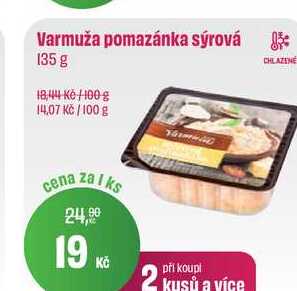 Varmuža pomazánka sýrová 135 g 