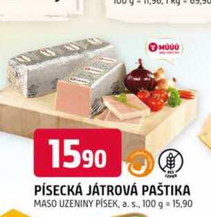 PÍSECKÁ JÁTROVÁ PAŠTIKA 100 g 