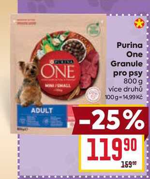 Purina One Granule pro psy 800 g 