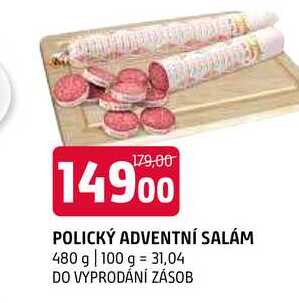 Polický adventní salám 480 g