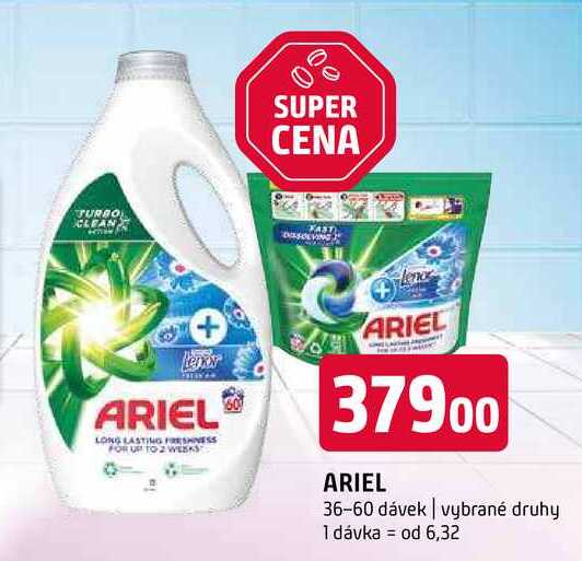 ARIEL 36-60 dávek vybrané druhy