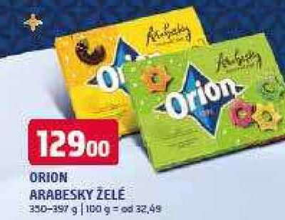 ORION Arabesky želé 350-397g, vybrané druhy 