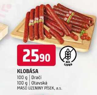 Klobása dračí otavská 100g