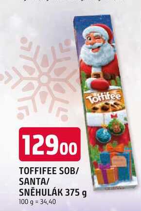 TOFFIFEE SOB/ SANTA/ SNĚHULÁK 375 g 