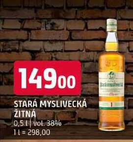 Stará Myslivecká žitná 0,5l 