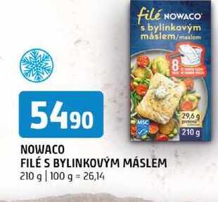 Nowaco filé bylinkovým máslem 210g