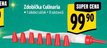 Zdobička Culinaria, 1 zdobicí sáček + 8 nástavců 