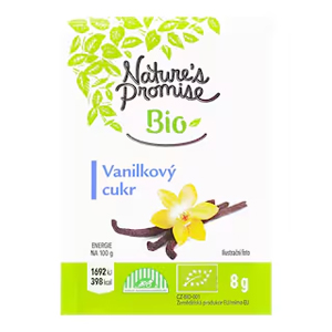 Nature's Promise Bio Vanilkový cukr, 8 g v akci