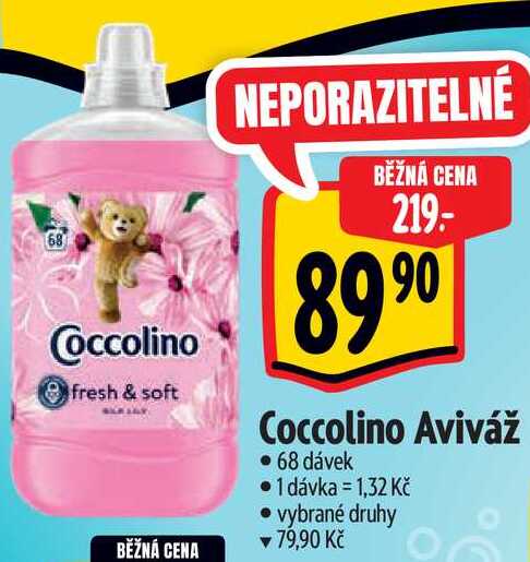 Coccolino Aviváž, 68 dávek