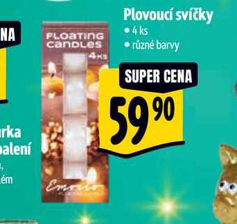 Plovoucí svíčky •4ks