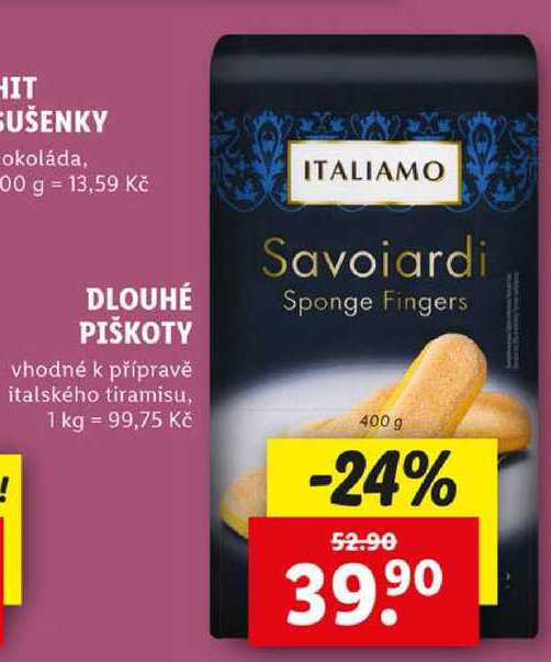 DLOUHÉ PIŠKOTY, 400 g
