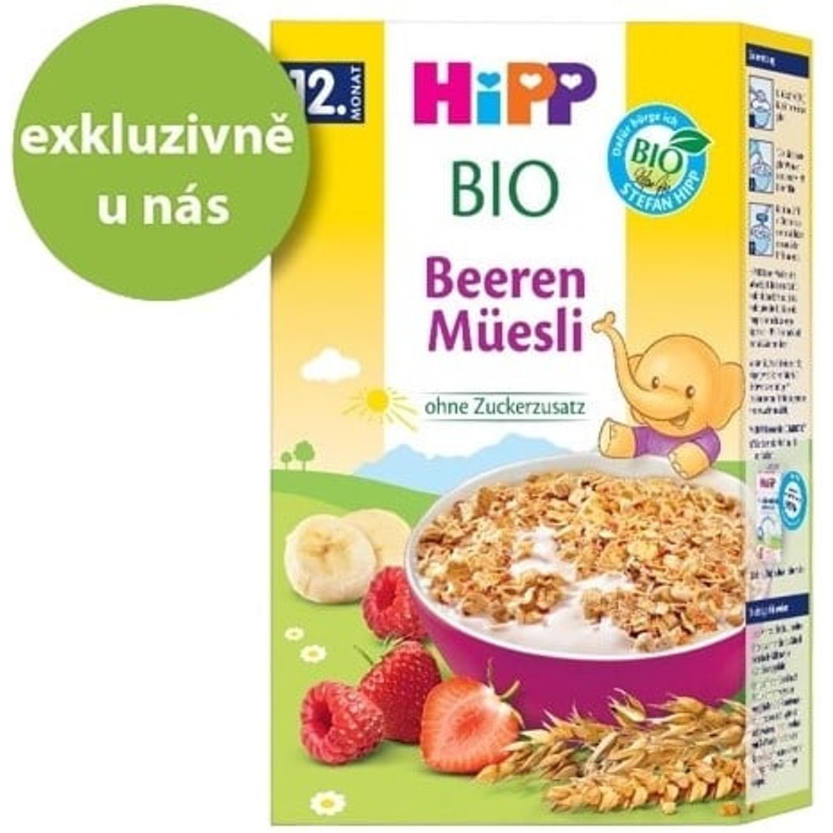 Hipp BIO Müsli s ovocem ze zahrádky