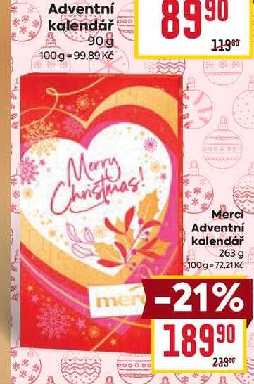 Merci Adventní kalendář 263 g