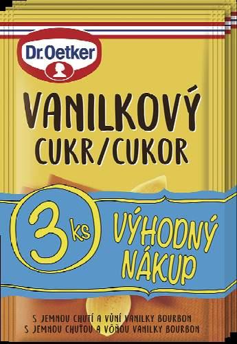 Dr. Oetker Vanilkový cukr, 24 g v akci