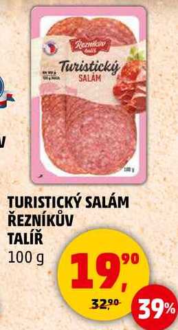 TURISTICKÝ SALÁM ŘEZNÍKŮV TALÍŘ, 100 g 