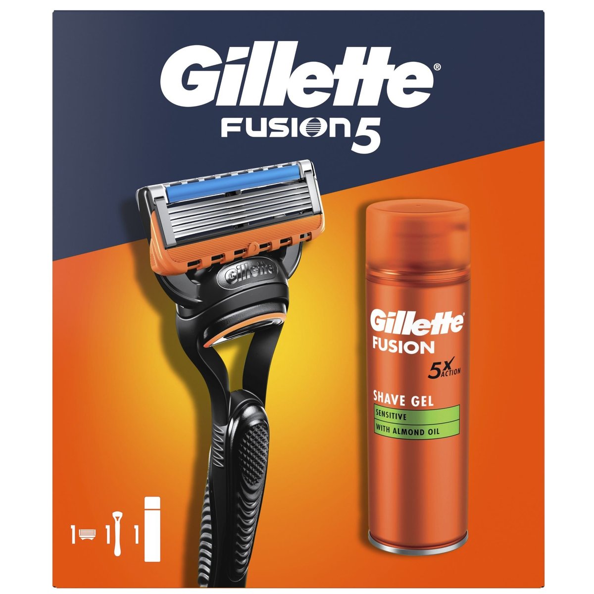 Gillette Fusion 5 dárková sada na holení