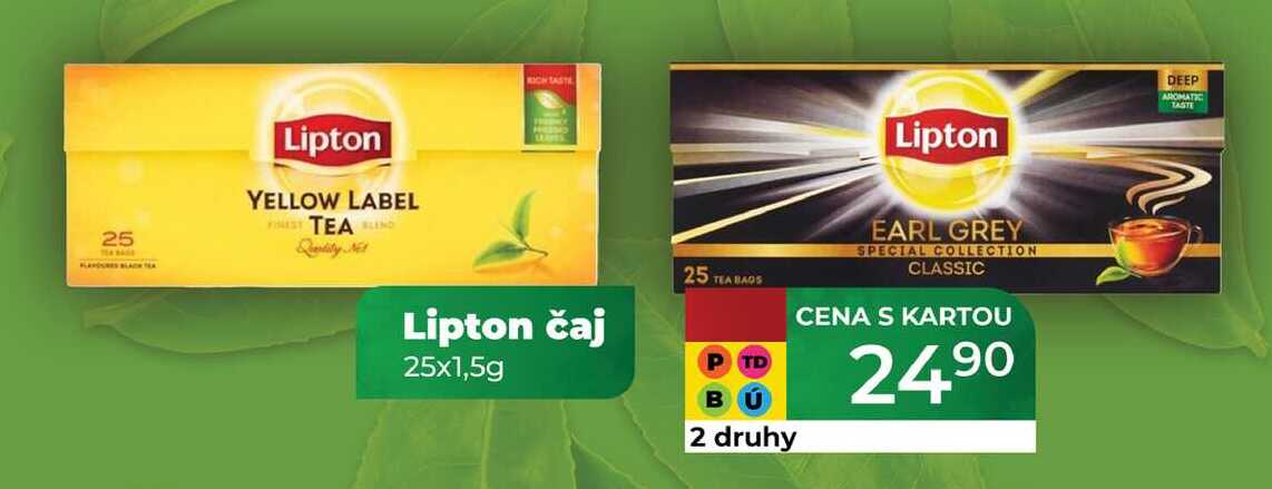 Lipton čaj 25x1,5g 