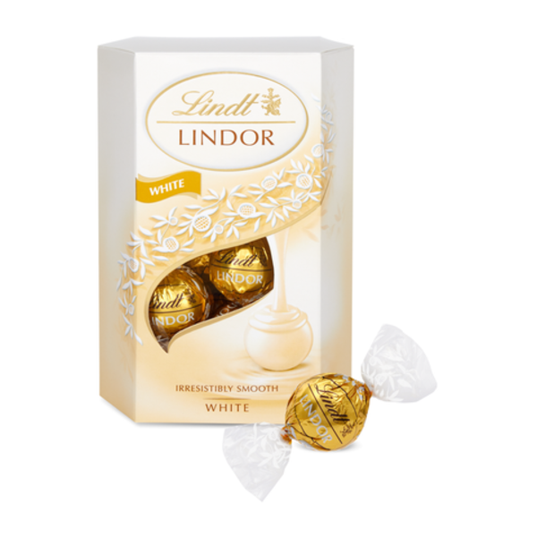 Lindt Lindor pralinky Bílá čokoláda