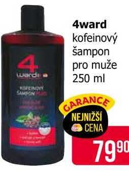 4ward kofeinový šampon pro muže 250 ml