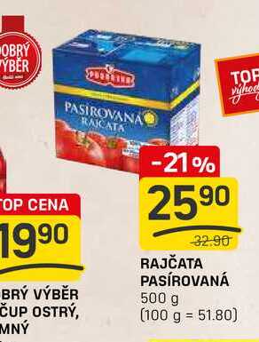 RAJČATA PASÍROVANÁ 500 g 