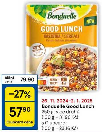 Bonduelle Good Lunch, 250 g, více druhů 